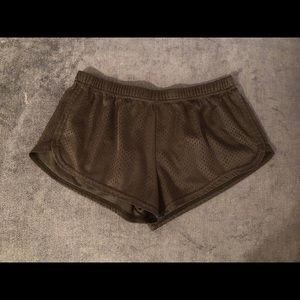 Black soffe shorts - mesh
